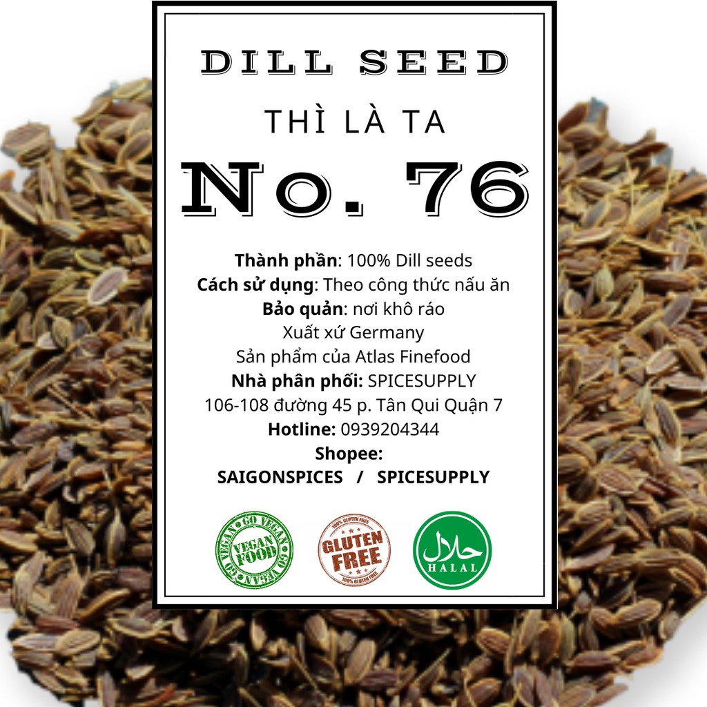 100g Dill Seed - Hạt Thì Là Ta