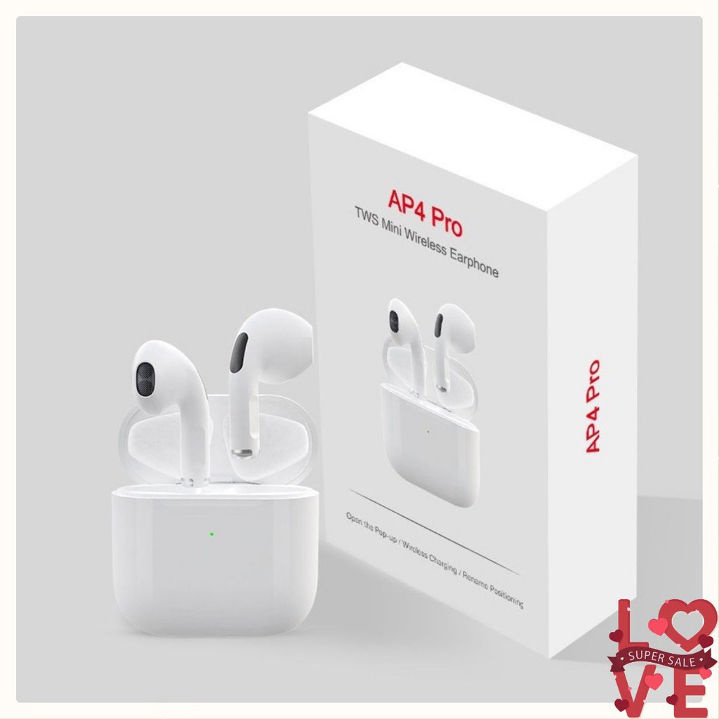Tai nghe Blutooth Airpod Pro 4 Phiên Bản Nâng Cấp Không Dây Nhét Tai Dành Cho Tất Cả Điện Thoại  5.0 TWS | PRO4 | BigBuy360 - bigbuy360.vn