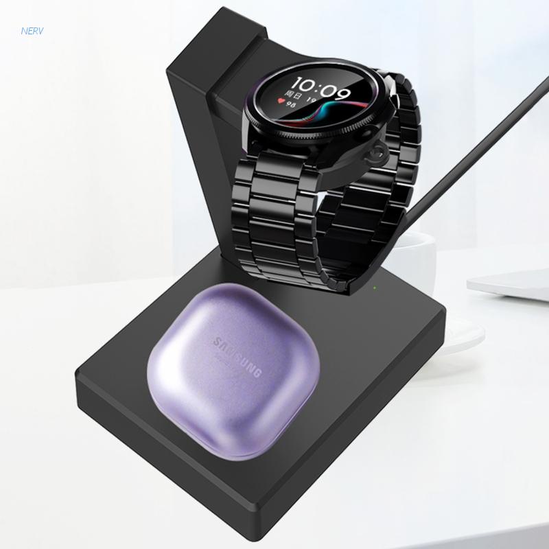 Đế Sạc Nam Châm 2 Trong 1 Cho Đồng Hồ Thông Minh samsung Watch 4 Classic Watch 3