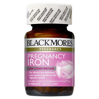 Viên sắt bầu Blackmores Iron 30 viên - Úc