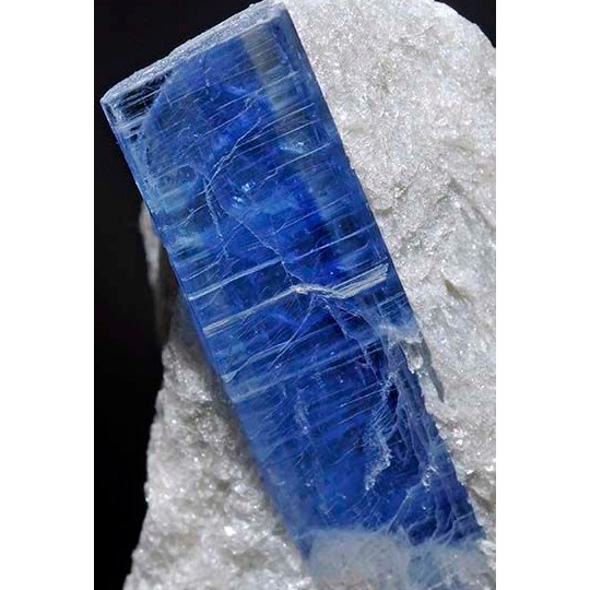 Hạt LẺ Kyanite Xanh Dương Tự Nhiên 8mmHợp Mệnh Thủy, Mộc