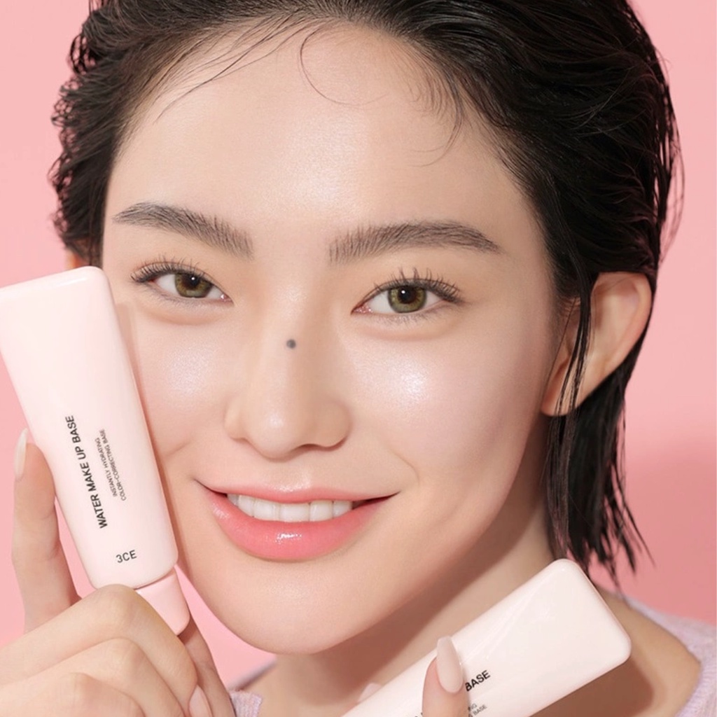 Kem lót 3ce hiệu chỉnh màu da 3CE WATER MAKEUP BASE nâng tone tươi sáng 45ML