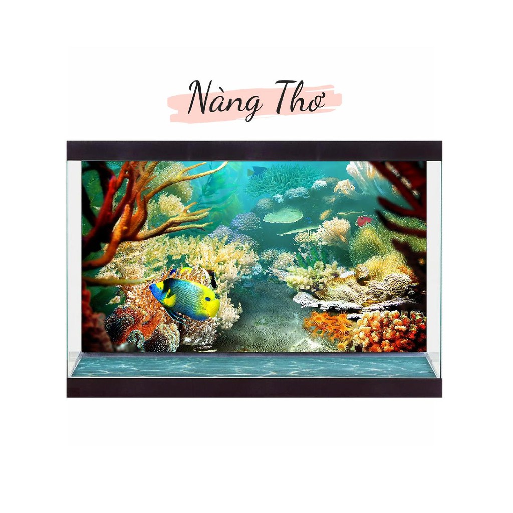 TRANH DÁN HỒ CÁ NHIỀU KÍCH THƯỚC_THIẾT KẾ NÀNG THƠ