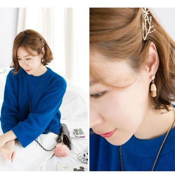 Cài kẹp tóc CÀNH CÂY KHÔ MÙA ĐÔNG sang chảnh đơn giản thanh lịch quà tặng xinh xắn dễ thương