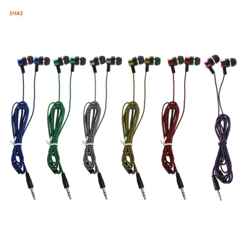 Tai Nghe Nhét Tai Cổng 3.5mm Cho iPhone Samsung MP3/4