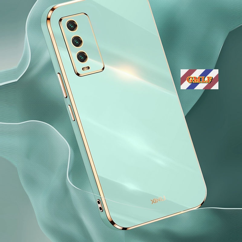 Ốp Điện Thoại Silicon Mạ Viền 6D Cho Vivo V2029 V2043 V2026 V2028 V2033 V2042
