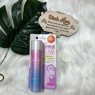 Xịt chống nắng Skin aqua tone up xách tay nhật bản