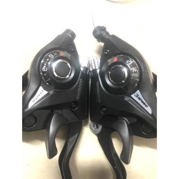 Tay bấm xả , tay thắng 3-8 shimano