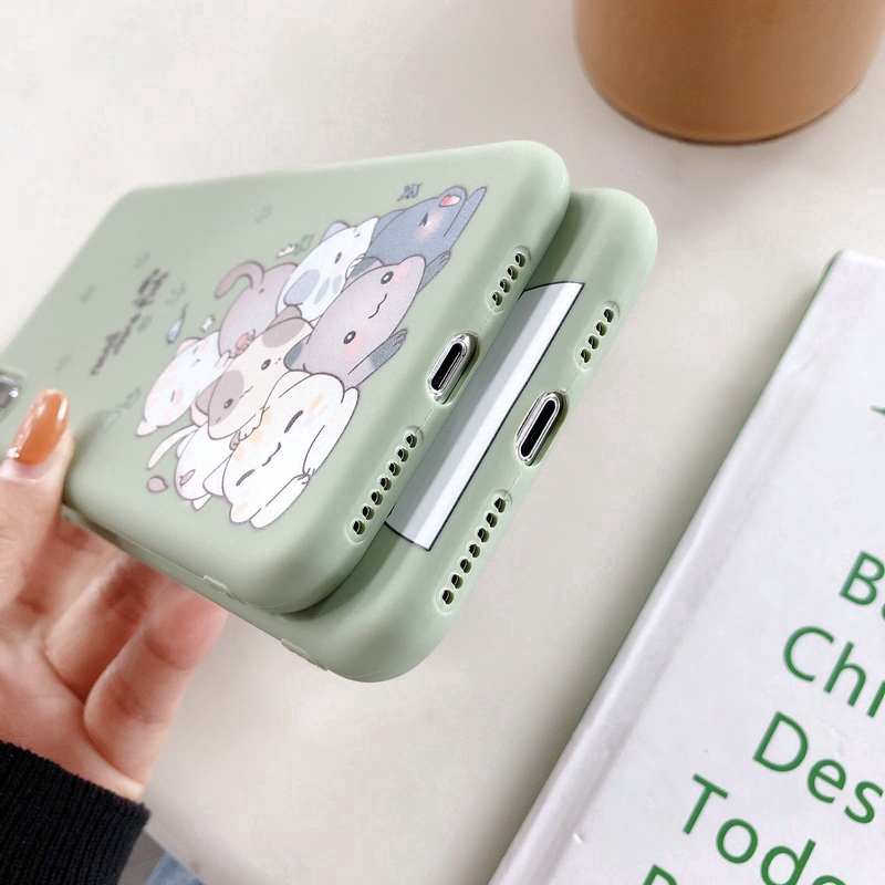 Ốp lưng dễ thương hình gấu trúc cho Realme 7i C17 7 6 5 3 C15 C12 C11 5S 5i C3 6i C2 C1 2 Narzo 30A 20 Pro | BigBuy360 - bigbuy360.vn