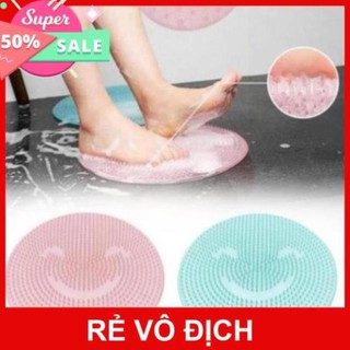 Tấm đệm silicone massage chân loại bỏ tế bào chết khi tắm