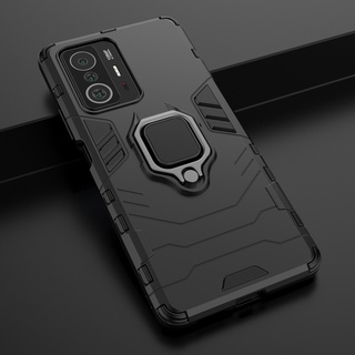 Ốp lưng chống sốc Xiaomi Mi 11T Pro Xiomi Mi11T Giá đỡ nhẫn đeo tay PC cứng Vỏ điện thoại Vỏ giáp