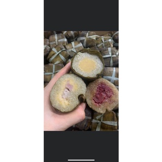 Bánh tét Trà Cuông nhân chuối, nhân đậu ngọt, nhân đậu mặn