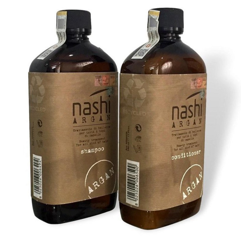 CẶP DẦU GỘI XẢ PHỤC HỒI HƯ TỔN NASHI ARGAN 500ML (Chính hãng)