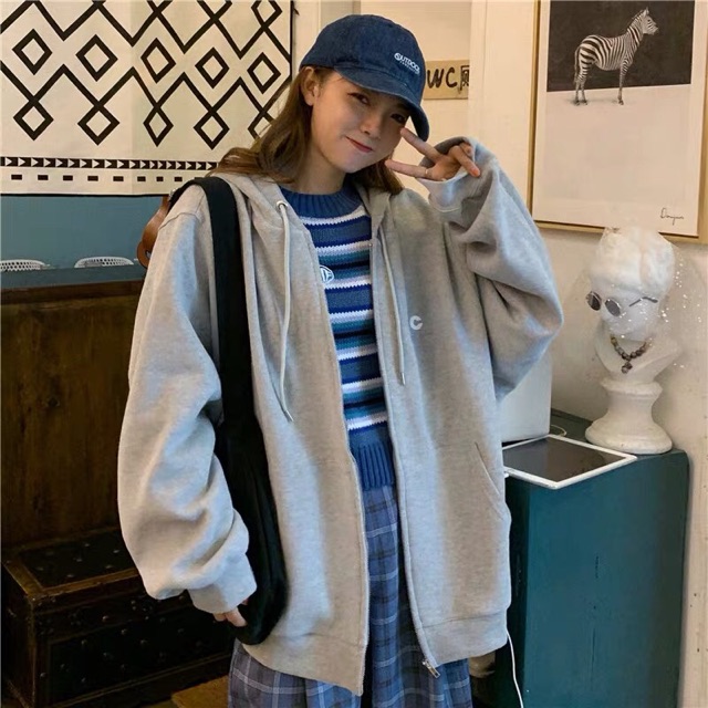 [ ẢNH THẬT ] Áo Khoác Nỉ Form Rộng Nhiều Màu | BigBuy360 - bigbuy360.vn