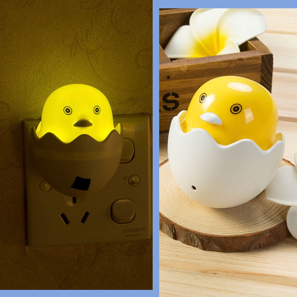 Đèn ngủ led hình quả trứng hoạt hình xinh xắn