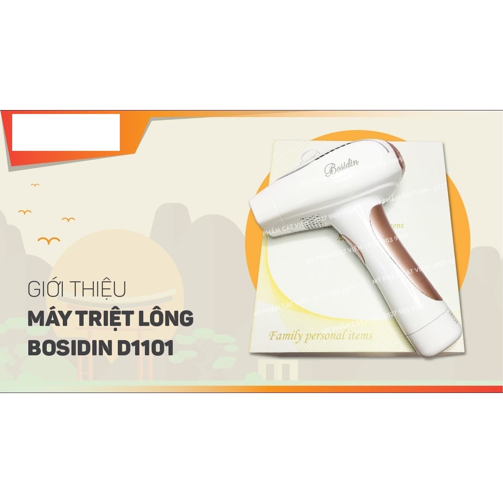 Máy Triệt Lông Vĩnh Viễn Tốt Nhất BOSIDIN D1119 Ánh Sáng Lạnh - Không Dùng Gel - Spa Chuyên Dùng