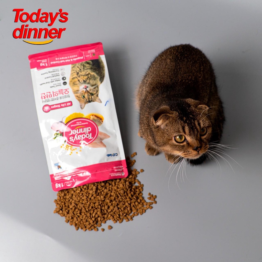 Hạt TODAY'S DINNER cho mèo - Nhập khẩu Hàn Quốc (1kg, 5kg) | phinthecat