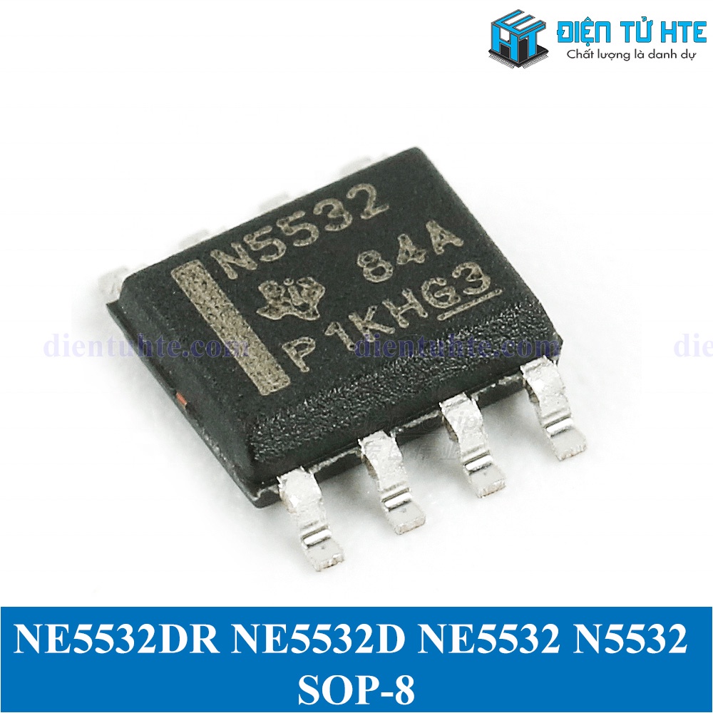 IC Opamp NE5532DR NE5532D NE5532 N5532 SOP-8 chính hãng