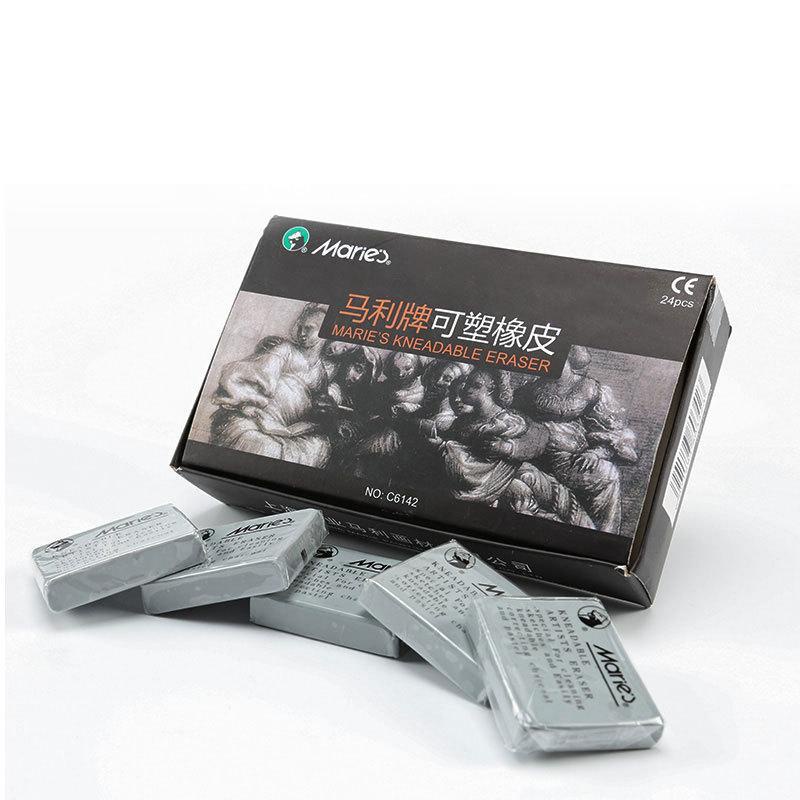 Tẩy đất sét Marie's dày tẩy bút chì tẩy than tranh hình họa truyền thần