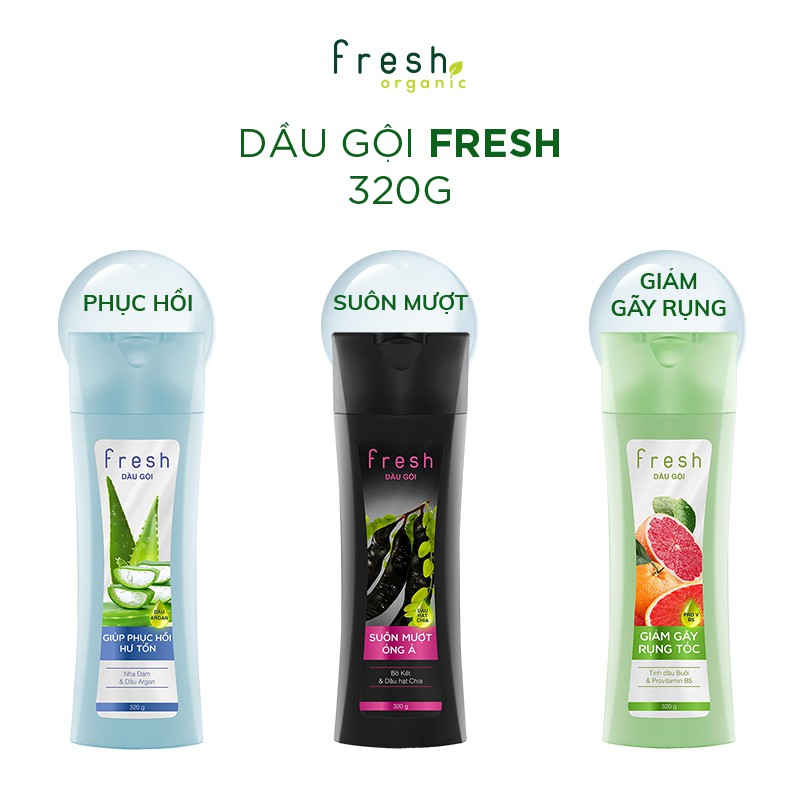 [HB GIFT] Dầu Gội Fresh 320 gram