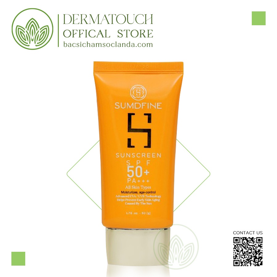 Kem chống nắng nâng tông da Sumdfine SPF 50+