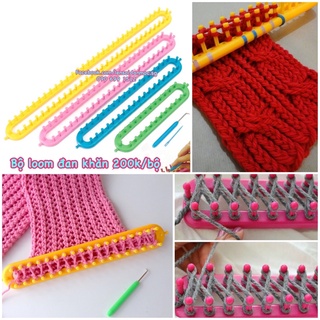 Bộ loom đan khăn len