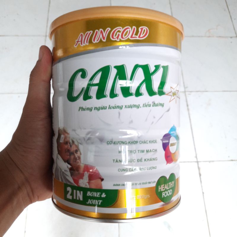 Sữa canxi ALL IN GOLD CANXI phòng ngừa loãng xương, tiểu đường 900g
