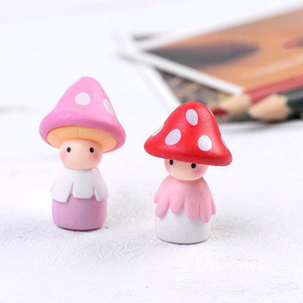 Đồ trang trí Cây Nấm Mini Bằng Nhựa Dùng Trang Trí Tiểu Cảnh