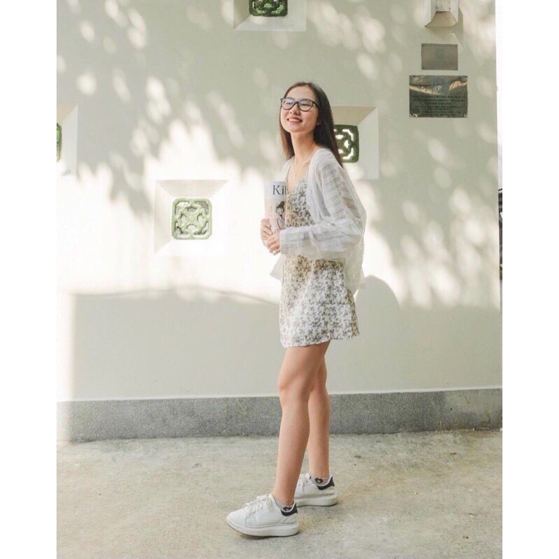 Sét Đồ Nữ,Sét Áo Tăm Kèm Váy Hoa Hai Dây Tơ Lụa Siêu Ku Te | BigBuy360 - bigbuy360.vn