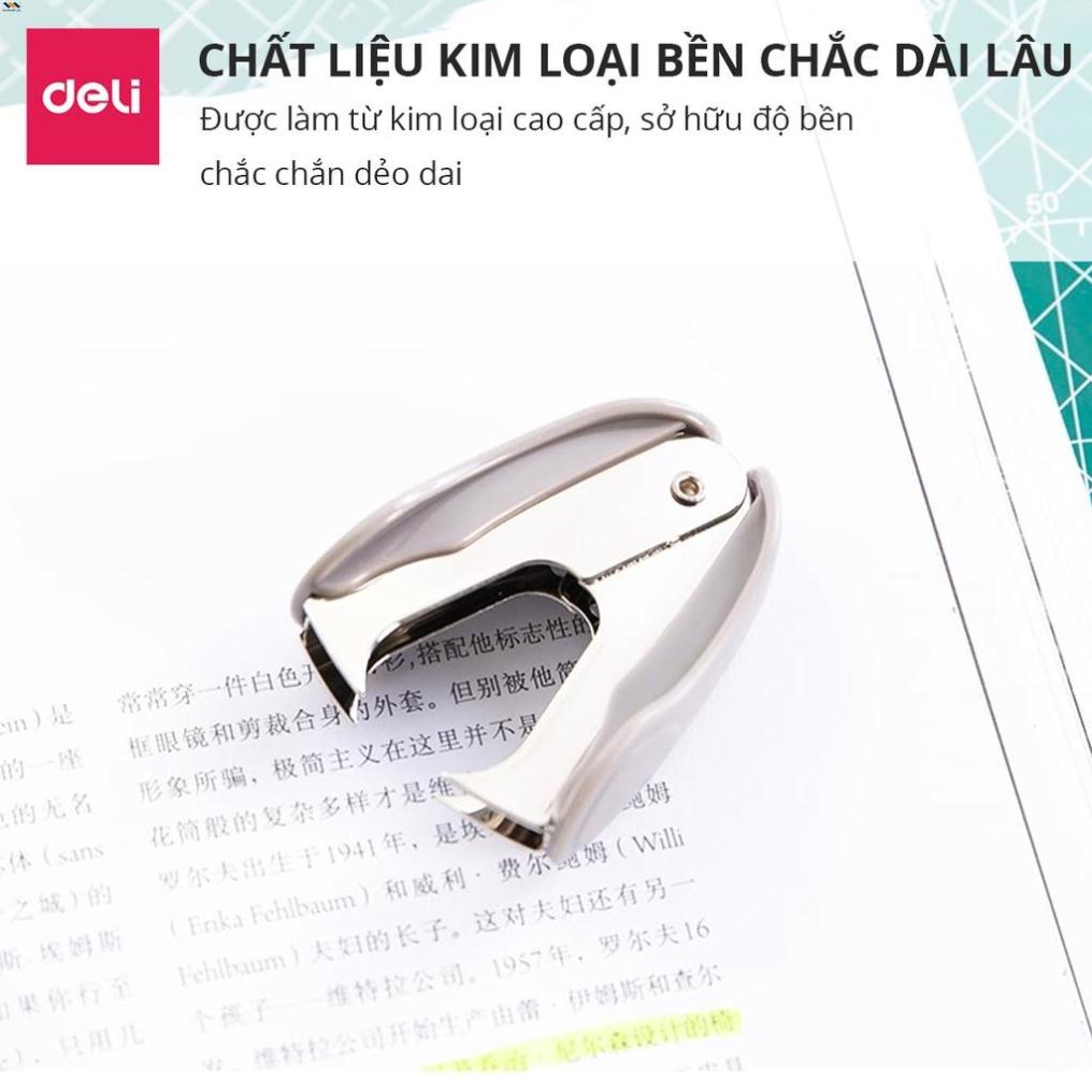 Nhổ ghim 10# Deli 24/6 26/6, Đen, xanh, xám - 1 cái E0232