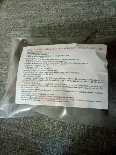 Củ gai tươi 1kg vip