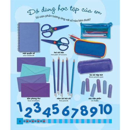 Sách Combo 3 Cuốn - Cuốn Sách Cầu Vồng - Tiếng Anh Cho bé