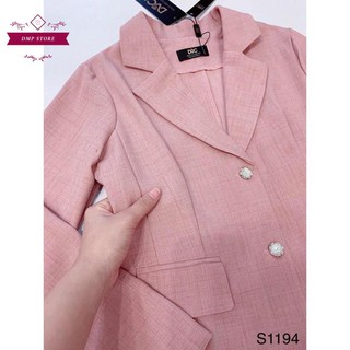 (Hàng thiết kế) SET VEST hồng S 0194