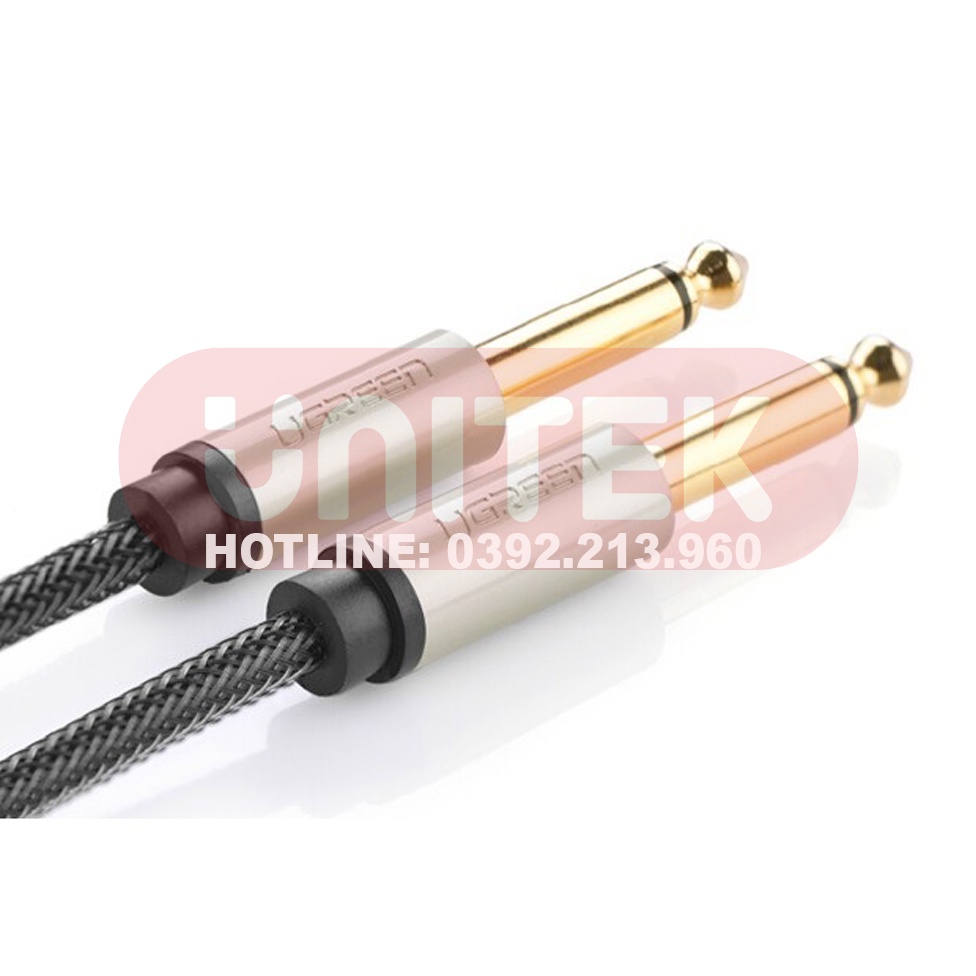 Cáp Âm Thanh 6.5mm To 6.5mm Mạ Vàng Dài 1.5m/3m Urgeen 10637/10639