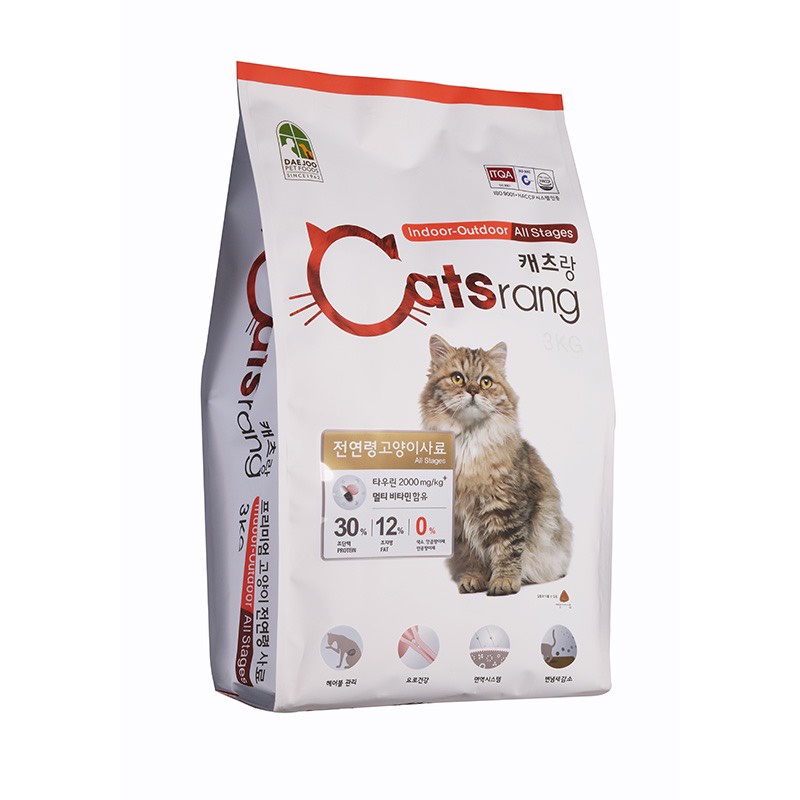 [Mã PET50 giảm 10% - tối đa 50K đơn 250K] [ HOT ] Thức ăn Catsrang Hàn Quốc cho mèo mọi lứa tuổi nhiều dinh dưỡng 5kg