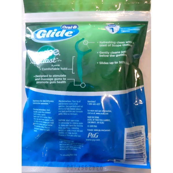 TĂM XĨA RĂNG CHỈ CÂY CHUYÊN DÙNG NHA KHOA DenTek NHẬP MỸ  BỊCH 150 CÂY - DenTek Triple Clean Floss Pick