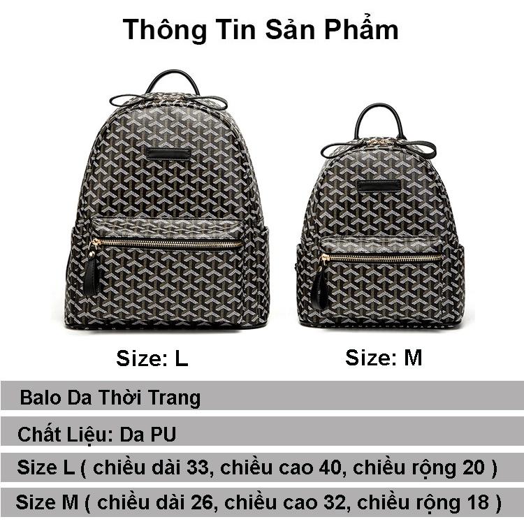 Balo da nam nữ lv cặp đi học unisex thời trang cao cấp ulzzang chống nước đựng laptop