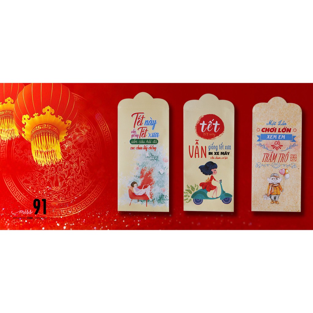 10 Phong Bao Lì Xì Tết - Cưới - Hỏi