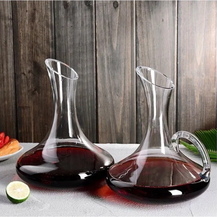 Bình Đựng Rượu Vang Bằng Thủy Tinh Trong Suốt Không Chứa Chì Kiểu Châu Âu