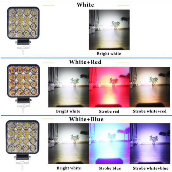 Đèn Pha Led Kevanly 48w 12-30v Chuyên Dụng Cho Xe Mô Tô