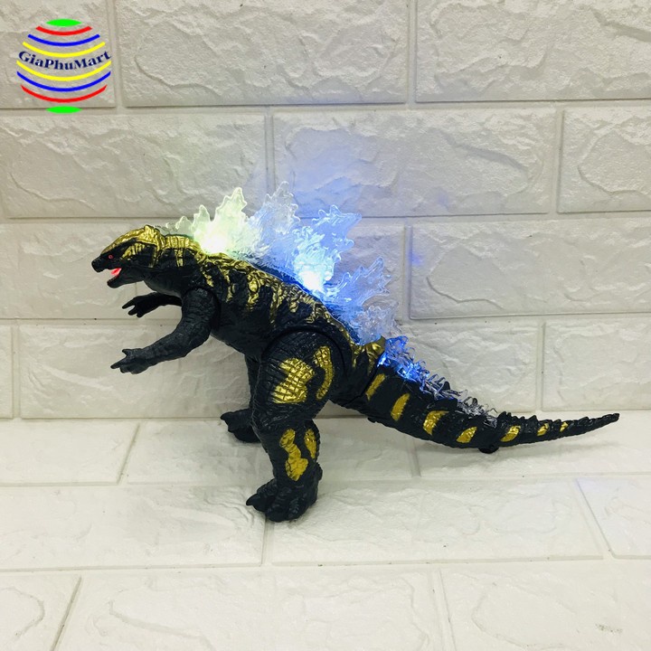 Godzilla Chạy Pin Có Đèn, Âm Thanh - Khủng Long Chạy Pin