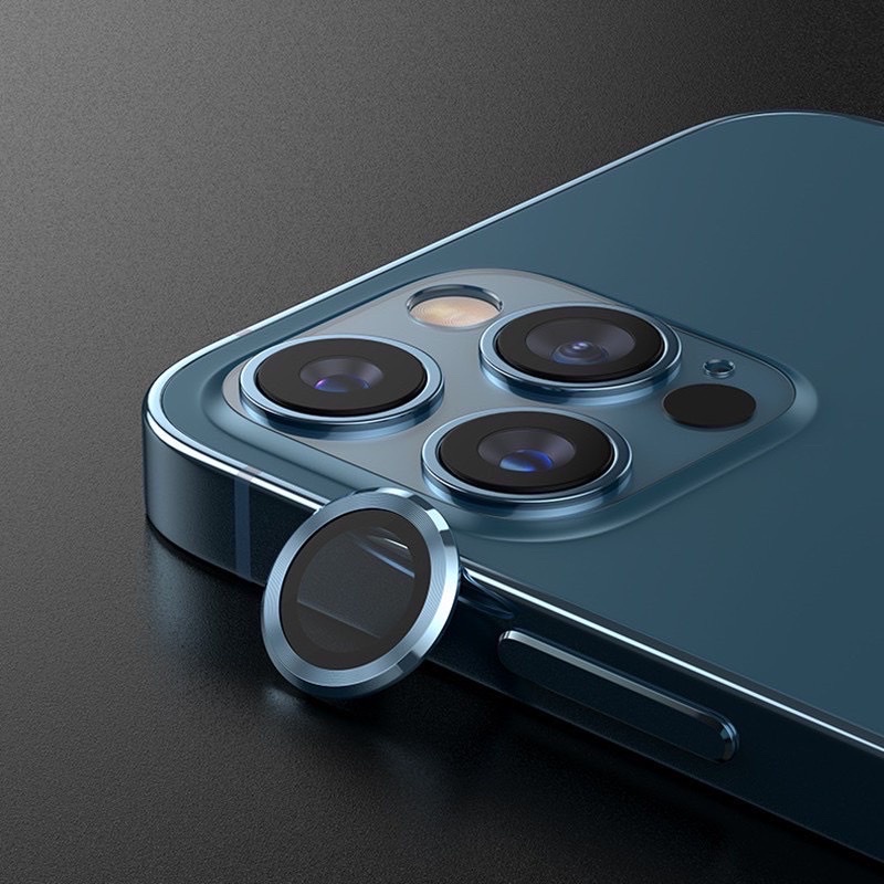 Kính bảo vệ camera iphone ,3 mắt riêng biệt viền nhôm chống rơi vỡ, ip 11/ 11 Pro/ 11 Pro Max/ 12pro/ 12pro max/ 13 Prom