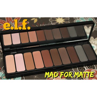 [SALE 160K] Bảng phấn mắt 10 màu ELF Mad for Matte - Nude Mood
