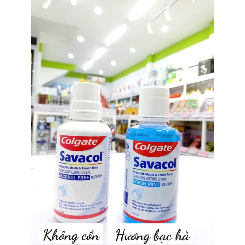 NƯỚC SÚC MIỆNG DIỆT TRÙNG COLGATE SAVACOL 300ml