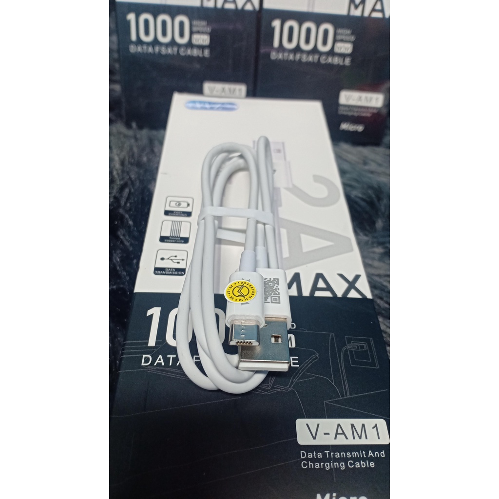 SIÊU RẺ  Cáp Micro USB 2A / 2.4A / 5A Chính Hãng VVZ 1M/ 1 mét - 2 mét
