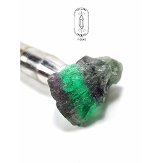 Fluorite thô nguyên bản dải màu xanh tím sưu tầm trưng bày, thanh tẩy bài Tarot, reiki healing...