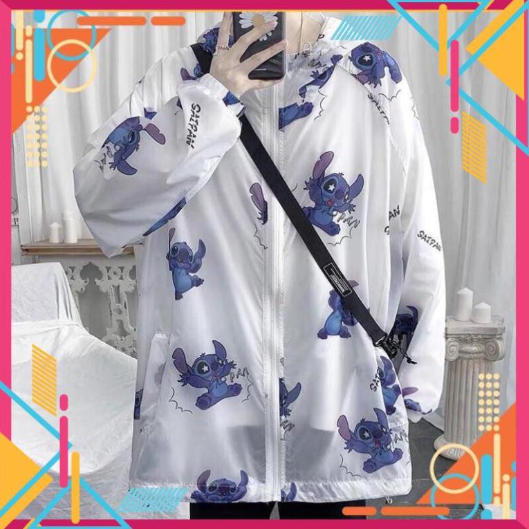 ÁO KHOÁC DÙ NAM NỮ 2 LỚP IN 3D HÌNh chuột pokemon CỰC HOT TP