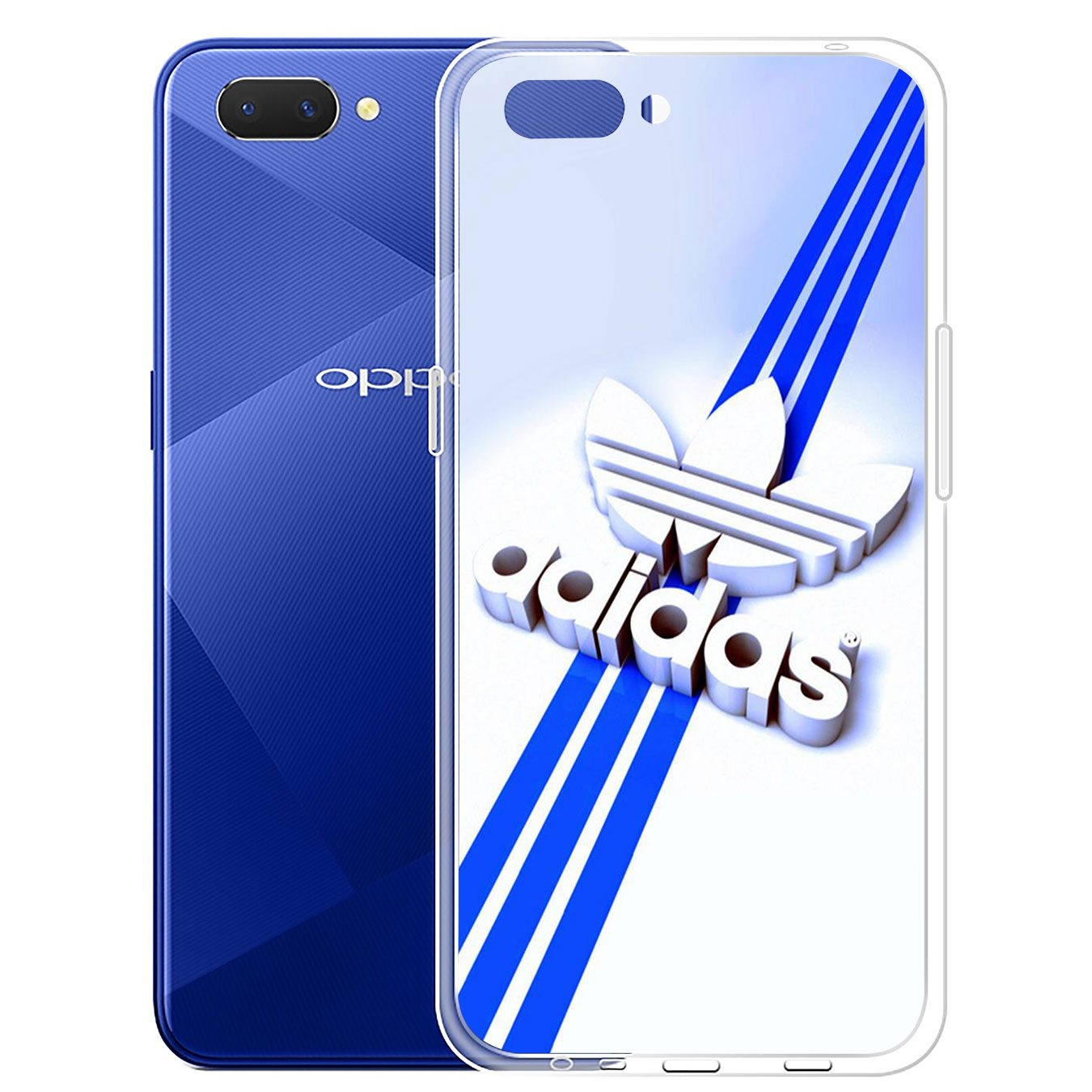 Ốp lưng silicon họa tiết logo Adidas cho Samsung Galaxy Note 10 Lite S8 Plus 20 Ultra 8 9 M31