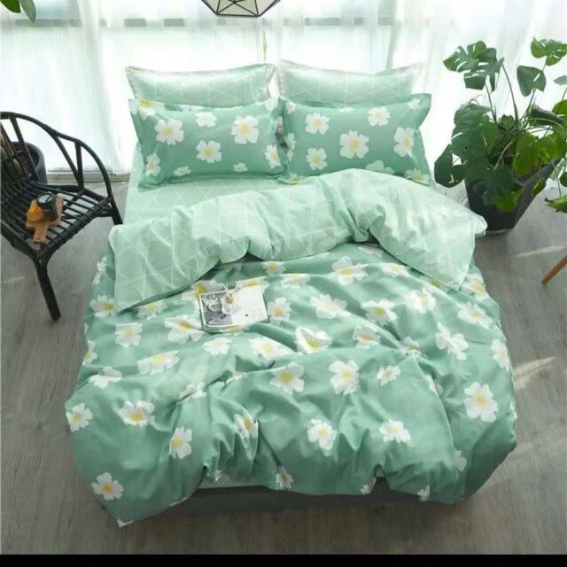 Bộ vỏ chăn ga gối poly nhập