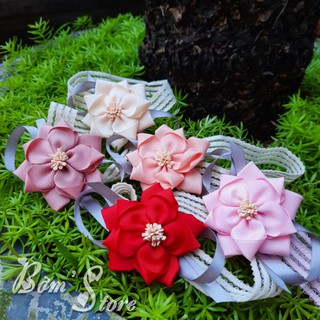 Băng Đô Handmade Kết Hoa Gân Cho Bé